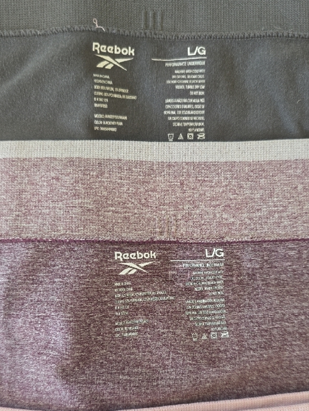 Reebok Women's Seamless Boyshorts Set - Pink, Navy, Gray, Black - Picture 7 of 8